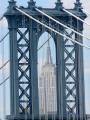  new york 2006  - Manhattan Bridge Manhattan Bridge et l Empire State Building 3